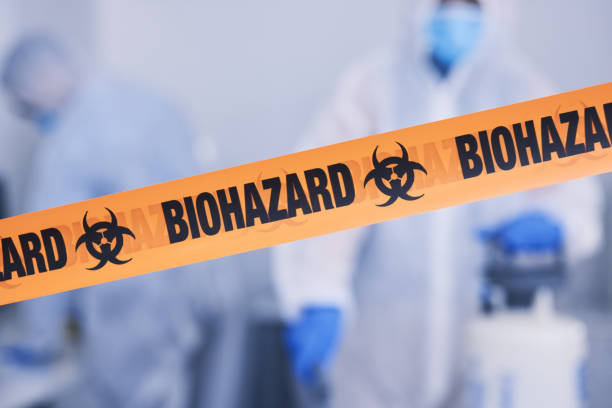 Professional Biohazard Cleanup technician working in La Salle, CO